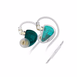 KZ AS16 PRO Wired Earphone 8BA Balance Armature Best Headphone In Ear - Green With MIC