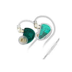 KZ AS16 PRO Wired Earphone 8BA Balance Armature Best Headphone In Ear - Green With MIC