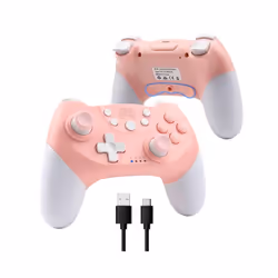 Wireless Game Controller for Switch Pro Lite Oled Console Gamepad Joystick - Green