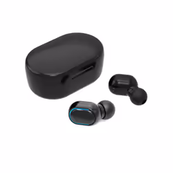 TWS E7S Wireless Headphones Bluetooth Button Control Sport Headset Waterproof - Blue