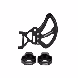 Rear Brake Disc Guard Cover Chain Adjuster Axle Block For Surron Light - Black