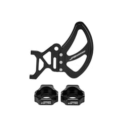 Rear Brake Disc Guard Cover Chain Adjuster Axle Block For Surron Light - Black