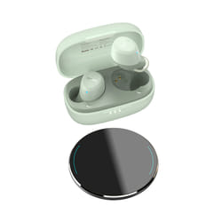 TOZO A1 Bluetooth 5.3 Earphones ,Wireless Headphones  Mini , In-ear  Earbuds, - Grass Charger