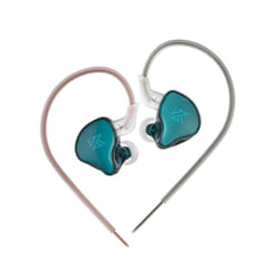 KZ EDCX Wired Earphones In Ear Monitor Headphones HiFi Bass Music Earbuds - EDCx Cyan No MIC
