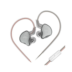 KZ EDCX Wired Earphones In Ear Monitor Headphones HiFi Bass Music Earbuds - EDCx Grey With MIC