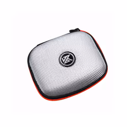 KZ  Earphone Bags PU Zipper Storage Box Portable Hold Storage Box Case - White