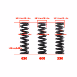 About Surron Light Bee X Rear Shock Absorber Spring for Motorcycle Accessories - 550 Red