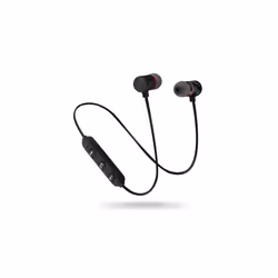 Wireless binaural stereo sports Bluetooth headset ear hanging running - Black