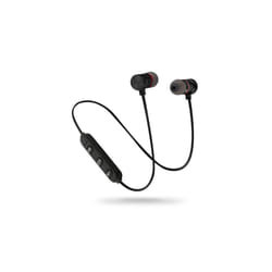 Wireless binaural stereo sports Bluetooth headset ear hanging running - Black