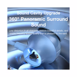 Wired Headphones with Microphone Mic 3.5 Stereo Earbuds with Bass Headphone - 3.5mm silvery