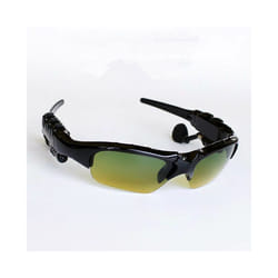 Fashion Stereo Earphones Wireless Headphones with Mic Polarized Sunglasses - Colorful
