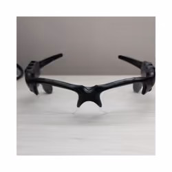 Fashion Stereo Earphones Wireless Headphones with Mic Polarized Sunglasses - Transparent