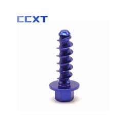 10Pcs CNC Aluminum Self Tapping Screw Bolts Kit For Husqvarna FE TE FC - 10Pcs Blue