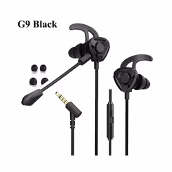 OLAF 3.5mm Wired Headphones Gaming Headset Bass Stereo Gamer Earphones - Black-G9