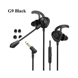 OLAF 3.5mm Wired Headphones Gaming Headset Bass Stereo Gamer Earphones - Black-G9