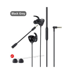OLAF 3.5mm Wired Headphones Gaming Headset Bass Stereo Gamer Earphones - Black-grey