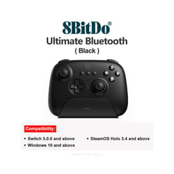 8BitDo - Ultimate Wireless Bluetooth Controller Gamepad with Charging - Black