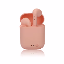 I12 Macaron Bluetooth Headset Matte Sports Binaural Wireless I12tws Bluetooth - Pink