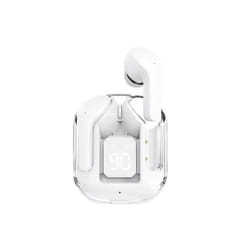 T6 Tws Earpuds Wireless Bluetooth 5.0 Sport Gaming Headsets Noise Reduction - WHITE
