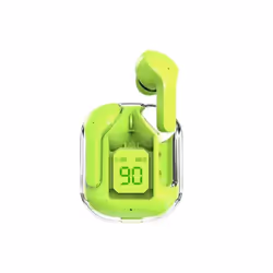 T6 Tws Earpuds Wireless Bluetooth 5.0 Sport Gaming Headsets Noise Reduction - Green