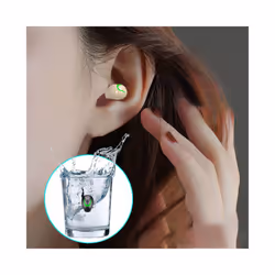 Mini Invisible Headset Bluetooth 5.3 in-ear Earphone TWS Wireless Headphone - White-Single