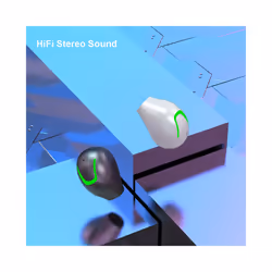 Mini Invisible Headset Bluetooth 5.3 in-ear Earphone TWS Wireless Headphone - White-Single