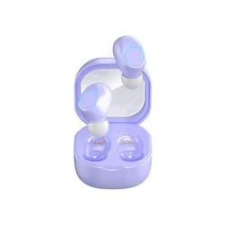 TWS  M21 pro Bluetooth Earphones Earbud Wireless 5.2 Bluetooth Headphones - pruple