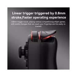 D6 Wireless Stretching Extendable Gaming Controller Bluetooth-Compatible - black
