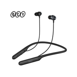 QCY C1 C2 Wireless Headphone Bluetooth 5.2 Magnetic Neckband Earphones - C2 Black