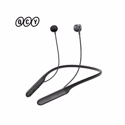 QCY C1 C2 Wireless Headphone Bluetooth 5.2 Magnetic Neckband Earphones - C1 Black