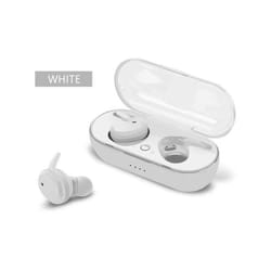 TWS Wireless Headphones Bluetooth Earphones Touch Control Sports Earbuds - White