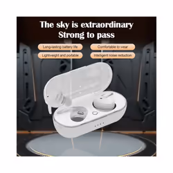TWS Wireless Headphones Bluetooth Earphones Touch Control Sports Earbuds - Black
