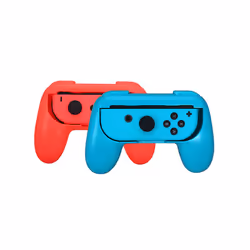 2PCS Gamepads Grip Handle for Nintendo Switch Joypad Stand Holder Case - Two Black