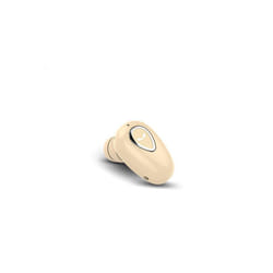 YX01 Mini Invisible Ture Wireless Earphones Bluetooth Headphone Handsfree - Yellow