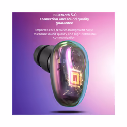 YX01 Mini Invisible Ture Wireless Earphones Bluetooth Headphone Handsfree - Yellow