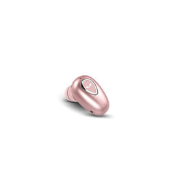 YX01 Mini Invisible Ture Wireless Earphones Bluetooth Headphone Handsfree - Rose Gold