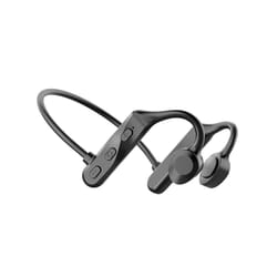 Bluetooth Earphones Hifi Ear-hook Wireless Headset with Mic Waterproof - Balck