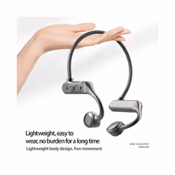 Bluetooth Earphones Hifi Ear-hook Wireless Headset with Mic Waterproof - Green