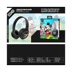 Wireless Bluetooth Headphones HIFI Surround Sound Foldable Laptop Headsets - Mickey