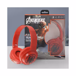 Wireless Bluetooth Headphones HIFI Surround Sound Foldable Laptop Headsets - Spiderman
