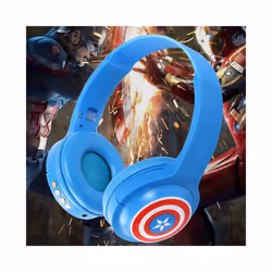 Wireless Bluetooth Headphones HIFI Surround Sound Foldable Laptop Headsets - Spiderman