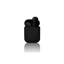 New I12 TWS Macaron Earphones Wireless Bluetooth 5.0 Matte Sport Sport - Black