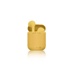 New I12 TWS Macaron Earphones Wireless Bluetooth 5.0 Matte Sport Sport - Yellow