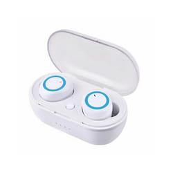 Y50 Wireless Headphones 5.0 Bluetooth Earphones Music Headset Sports Earbuds - Y50-white-blue