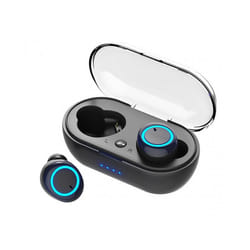 Y50 Wireless Headphones 5.0 Bluetooth Earphones Music Headset Sports Earbuds - Y50-black-blue