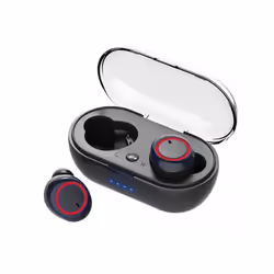 Y50 Wireless Headphones 5.0 Bluetooth Earphones Music Headset Sports Earbuds - Y50-black-red
