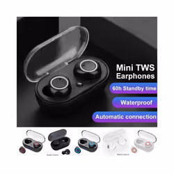 Y50 Wireless Headphones 5.0 Bluetooth Earphones Music Headset Sports Earbuds - Y50-black-white