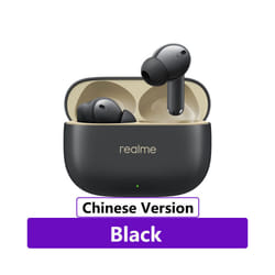 New Realme Buds T300 True Wireless Earphone 30dB Active Noise Cancelling - CN Black