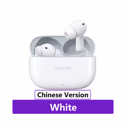 New Realme Buds T300 True Wireless Earphone 30dB Active Noise Cancelling - CN White