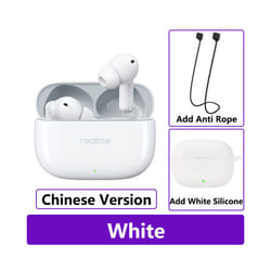 New Realme Buds T300 True Wireless Earphone 30dB Active Noise Cancelling - CN White n White